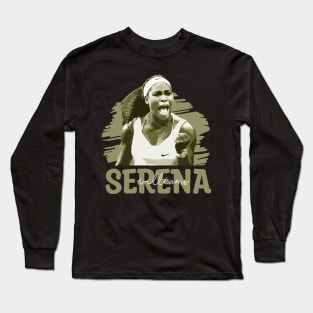 serena tennis williams Long Sleeve T-Shirt